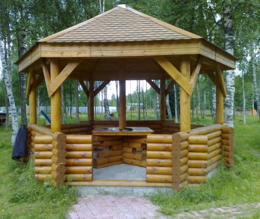 Беседка из бруса: производство Беседка из бруса: производство