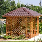 Как покрыть крышу беседки гибкой черепицей своими руками фото 570